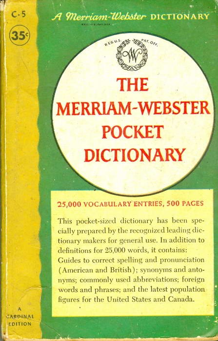 The Merriam-Webster Pocket Dictionary