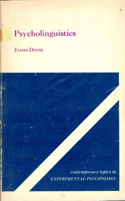 Psycholinguistics