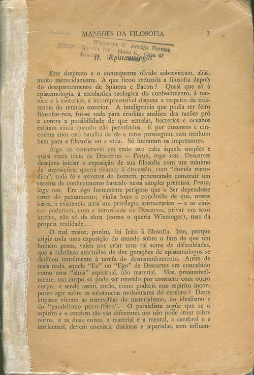 Filosofia da Vida