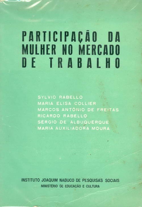 Participação da Mulher no Mercado de Trabalho