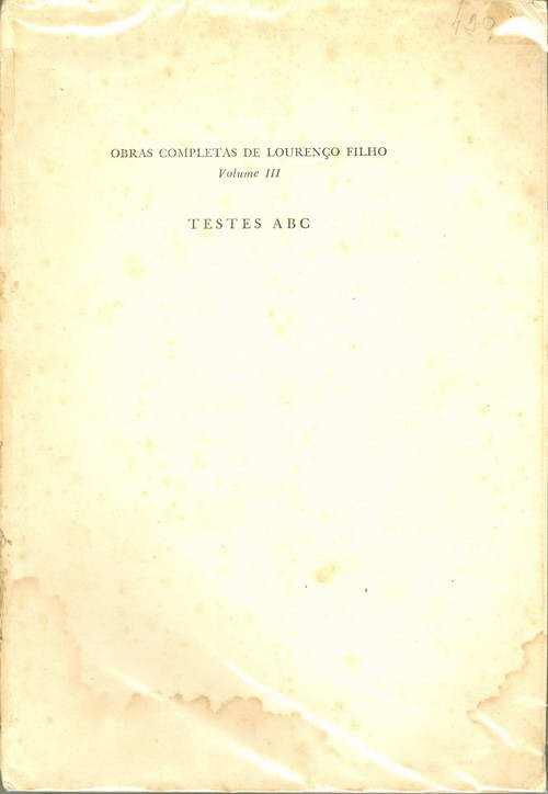 Testes ABC - Volume III