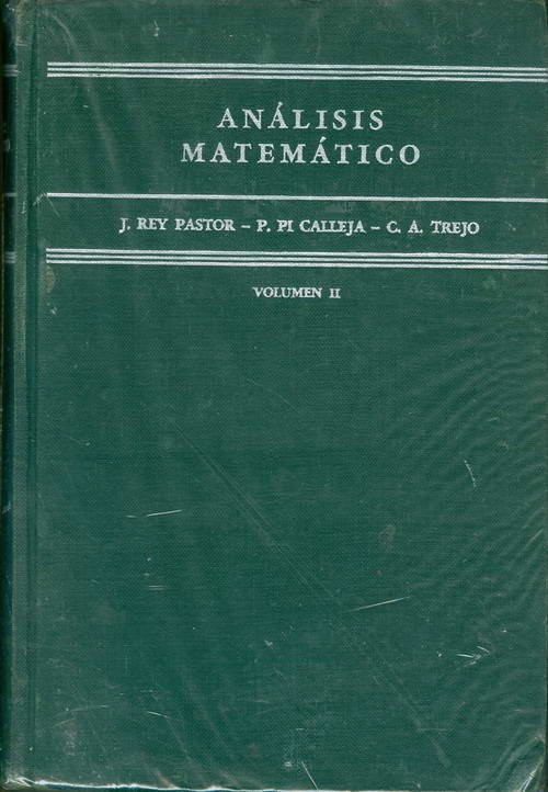 Análisis Matemático - Volumen II