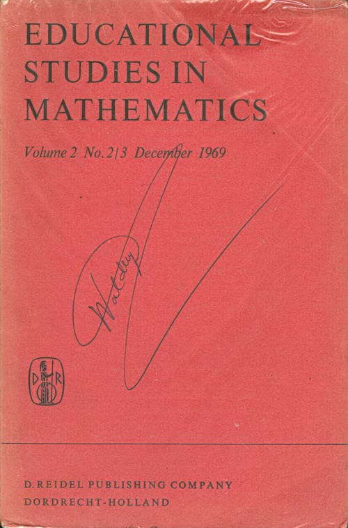 Educational Studies in Mathematics - Volume 2 - N° 2/3 - December 1969