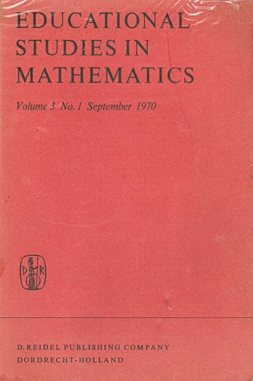 Educational Studies in Mathematics - Volume 3 - N° 1 - September 1970