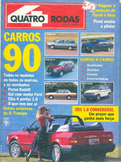 Quatro Rodas - Edição 351 - Outubro 1989