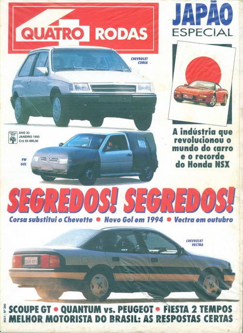 Quatro Rodas - Edição 390 - Janeiro 1993