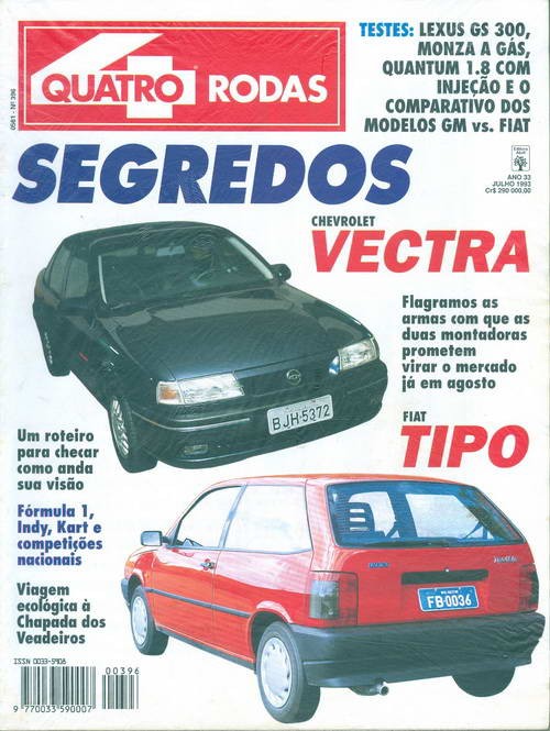 Quatro Rodas  - Edição 396 - Julho 1993