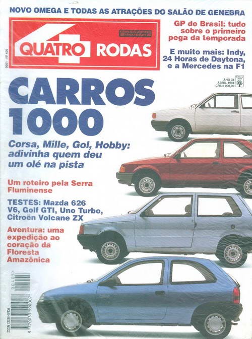 Quatro Rodas - Edição 405 - Abril 1994