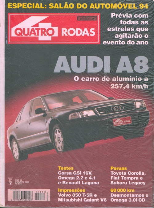 Quatro Rodas - Edição 411 - Outubro 1994