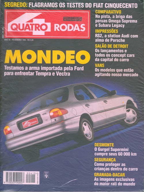 Quatro Rodas - Edição 415 - Fevereiro 1995