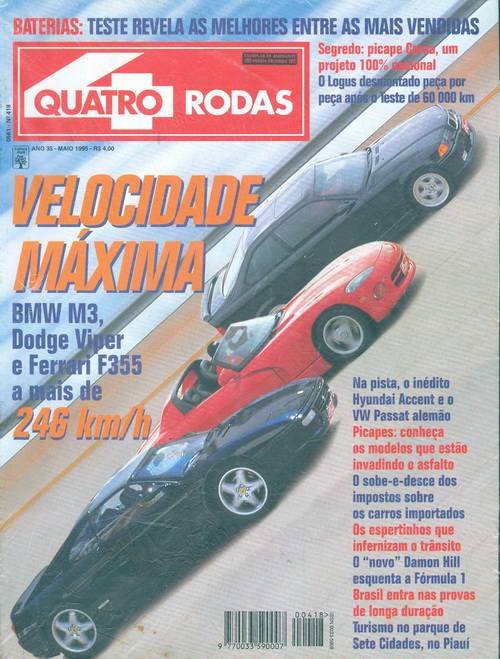 Quatro Rodas - Edição 418 - Maio 1995