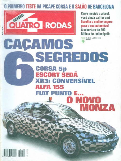 Quatro Rodas - Edição 419 - Junho 1995