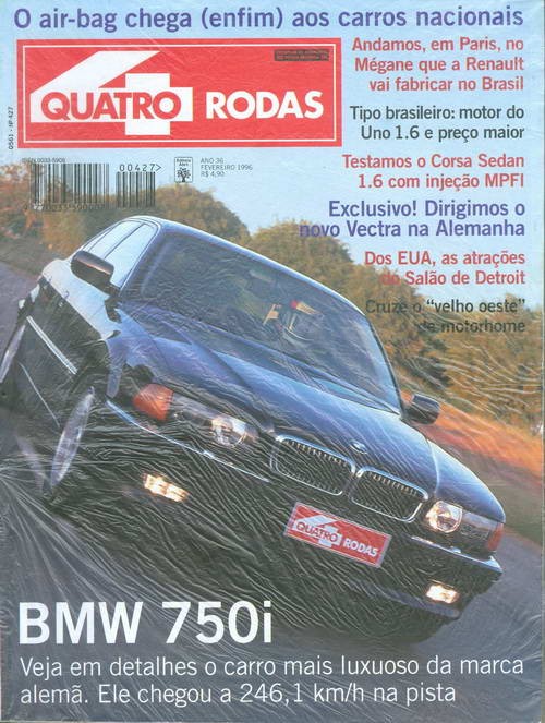 Quatro Rodas - Edição 427 - Fevereiro 1996