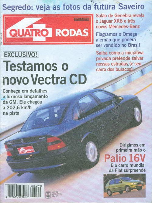 Quatro Rodas - Edição 429 - Abril 1996