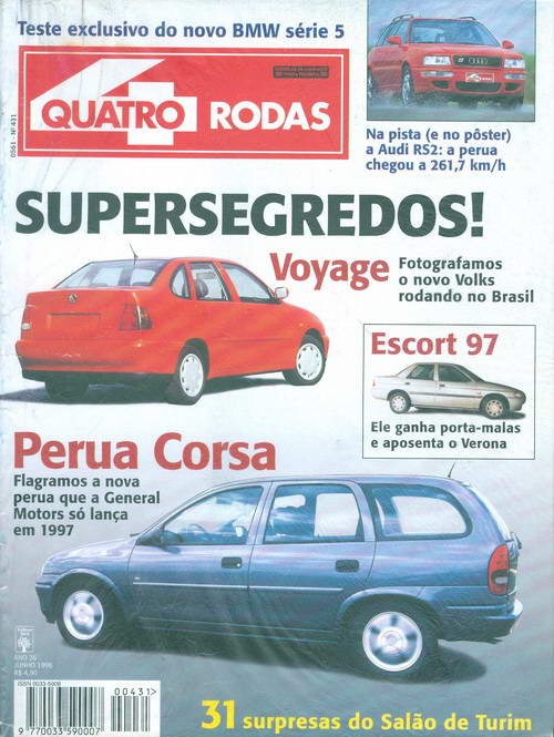 Quatro Rodas - Edição 431 - Junho 1996