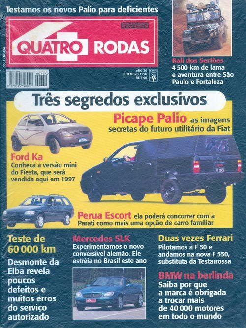 Quatro Rodas - Edição 434 - Setembro 1996