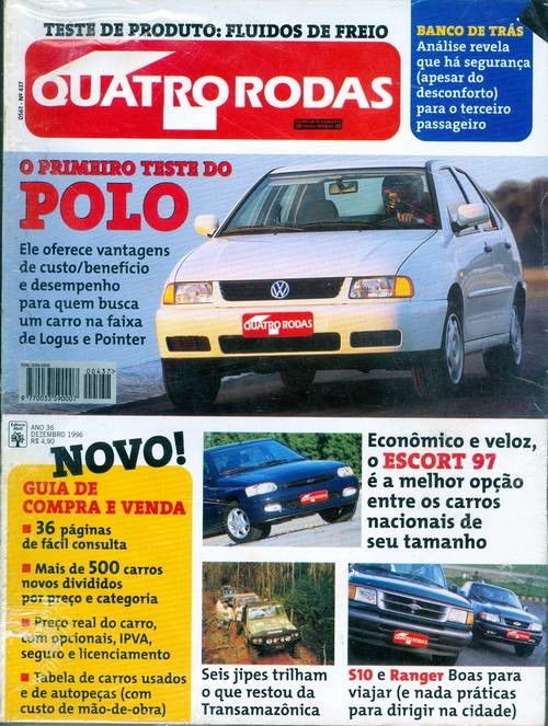Quatro Rodas - Edição 437 - Dezembro 1996