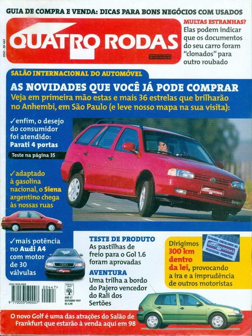 Quatro Rodas - Edição 447 - Outubro 1997