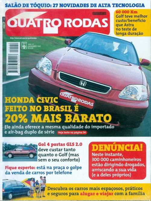 Quatro Rodas - Edição 449 - Dezembro 1997