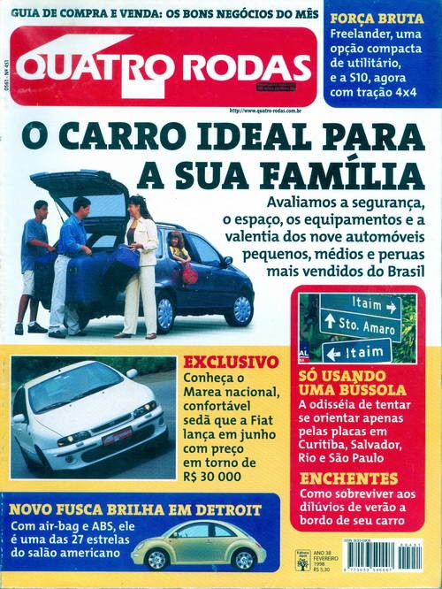 Quatro Rodas - Edição 451 - Fevereiro 1998
