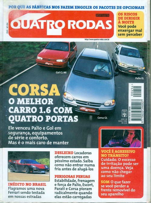 Quatro Rodas - Edição 454 - Maio 1998