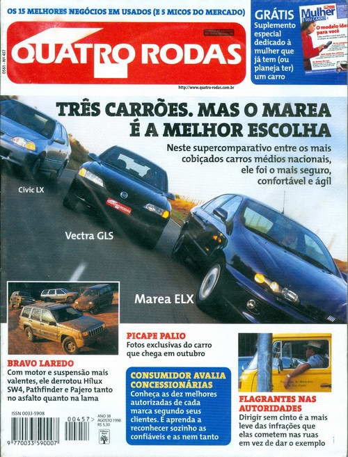 Quatro Rodas - Edição 457 - Agosto 1998