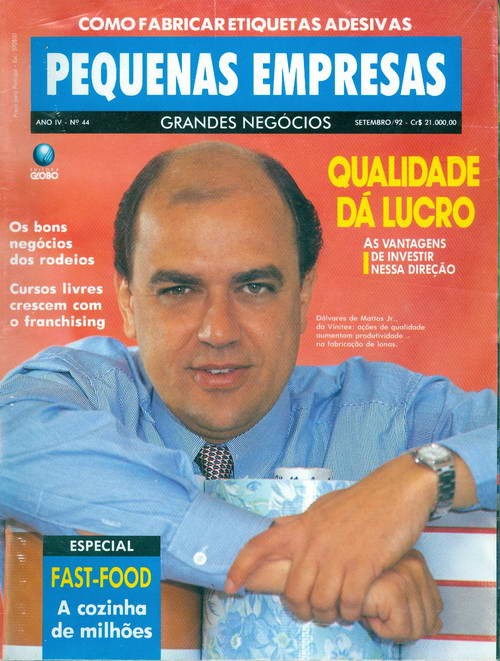 Pequenas Empresas Grandes Negócios - Edição 44 -  Setembro 1992