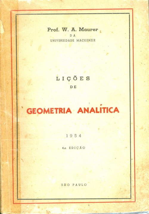 Lições de Geometria Analítica