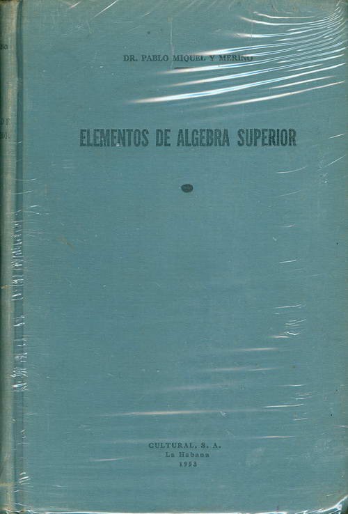 Elementos de Álgebra Superior