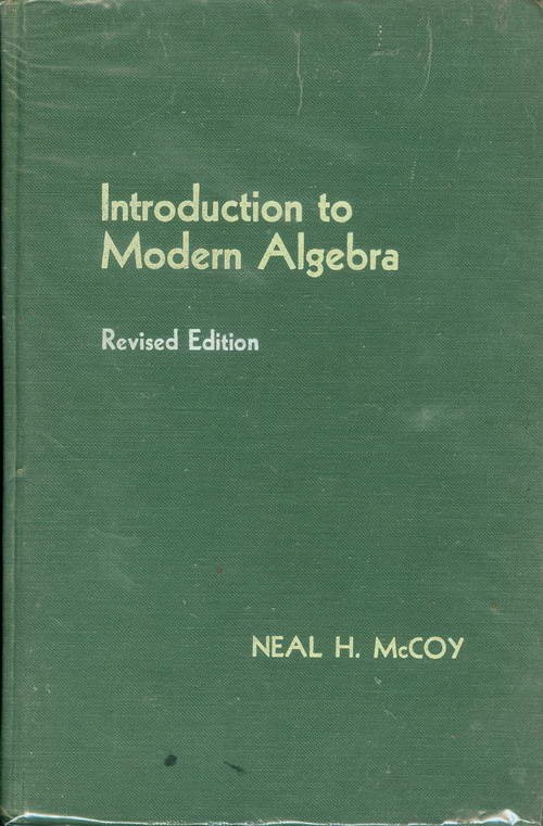 Introduction To Modern Algebra