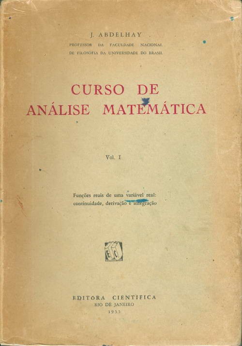 Curso de Análise Matemática - Volume I
