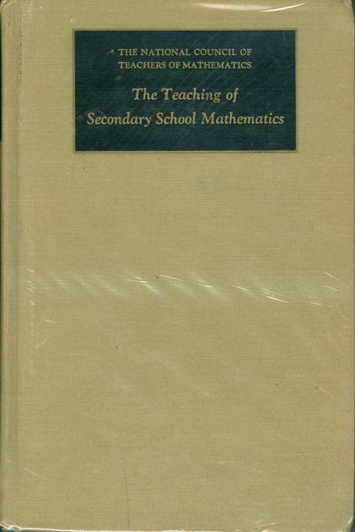 The Teaching of Secondary School Mathematics
