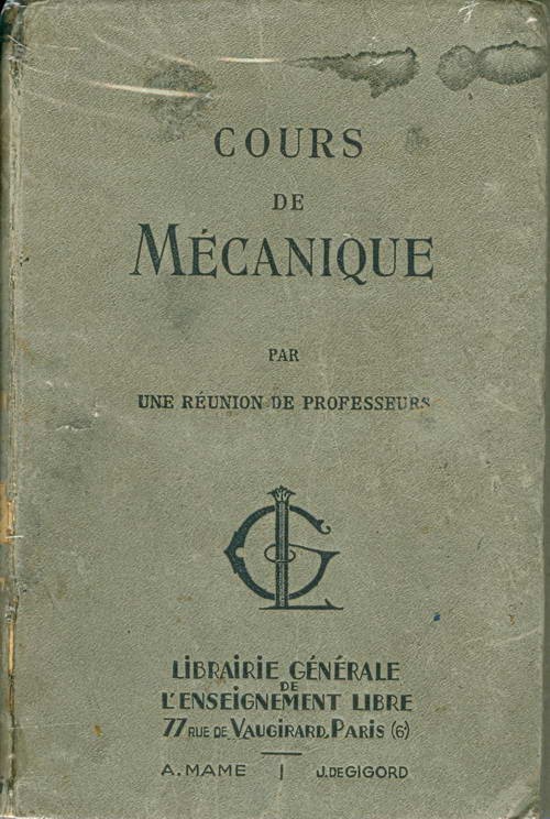 Cours de Mécanique