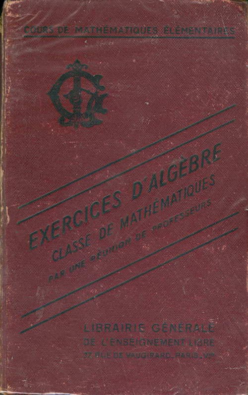 Exercices D'Algèbre - Classe de Mathématiques