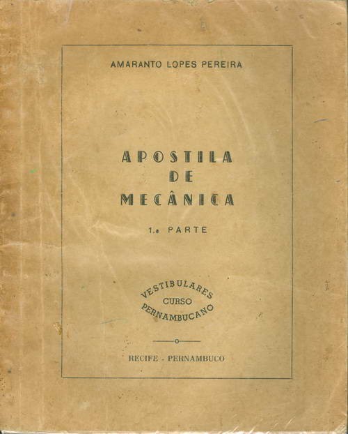 Apostila de Mecânica - 1ª Parte