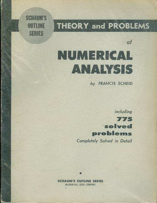 Theory and Problems of Numerical Analysis