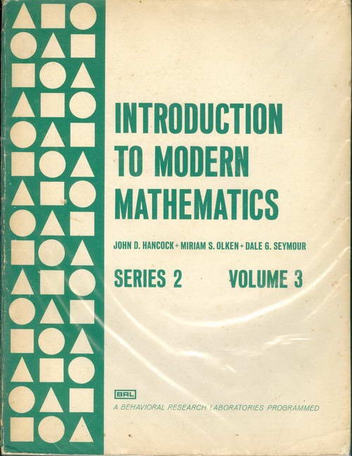 Introduction to Modern Mathematics - Series 2 - Volume 3