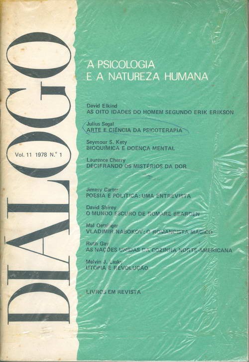 A Psicologia e a Natureza Humana - Diálogo - Volume 11 - N° 1