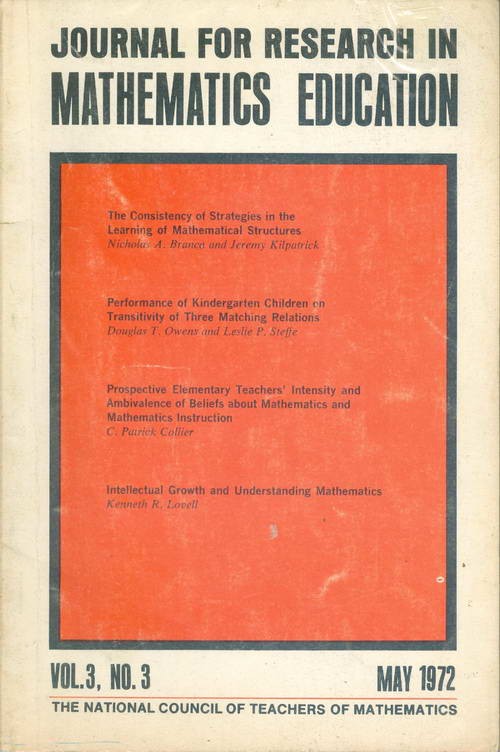 Journal for Research in Mathematics Education - Volume 3 - N° 3