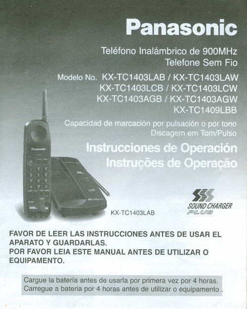 Telefone Sem Fio - Panasonic - 900 MHz