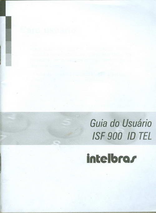 Telefone sem Fio ISF 900 ID TEL - Intelbras