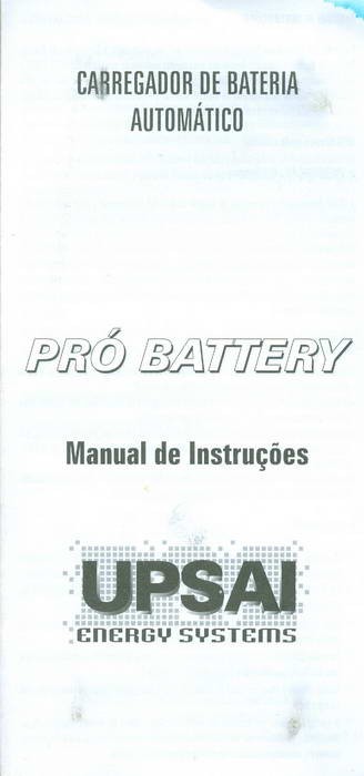 Carregador de Bateria Automático - UPSAI