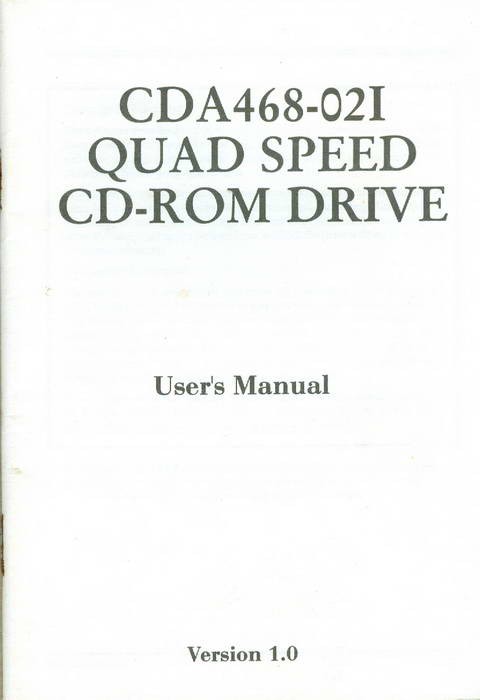 CD-Rom Quad Speed - CDA468-02I