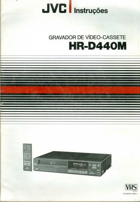 Gravador de Vídeo-Cassete - JVC - HR-D440M