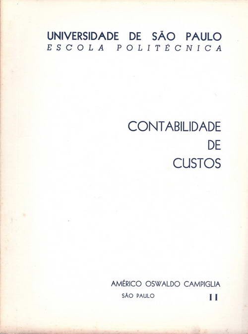 Contabilidade de Custos - Volume II
