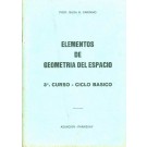 Elementos de Geometria Del Espacio - 3º Curso - Ciclo Basico