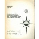 Publications of The Wisconsin Research And Development Center For Cognitive Learning