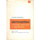 Definições - Termos Teóricos e Significado