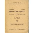 Mathématiques - Aux Centres D'Apprentissage - 1º Année
