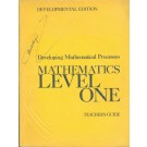 Developing Mathematical Processes - Mathematics - Level One - Teacher's Guide